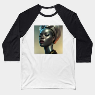 Metallic Girl Baseball T-Shirt